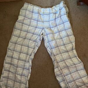 Plaid pj pants